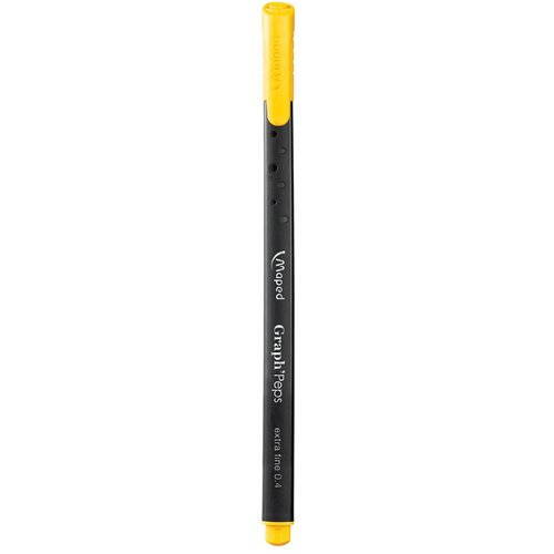 Maped fine liner GRAPH`PEPS žuta / sunny yellow Slike